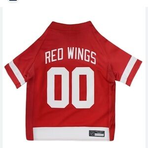 Pets First NHL Detroit Red Wings Mesh Jersey For Dogs Atlantic Division Size XXL